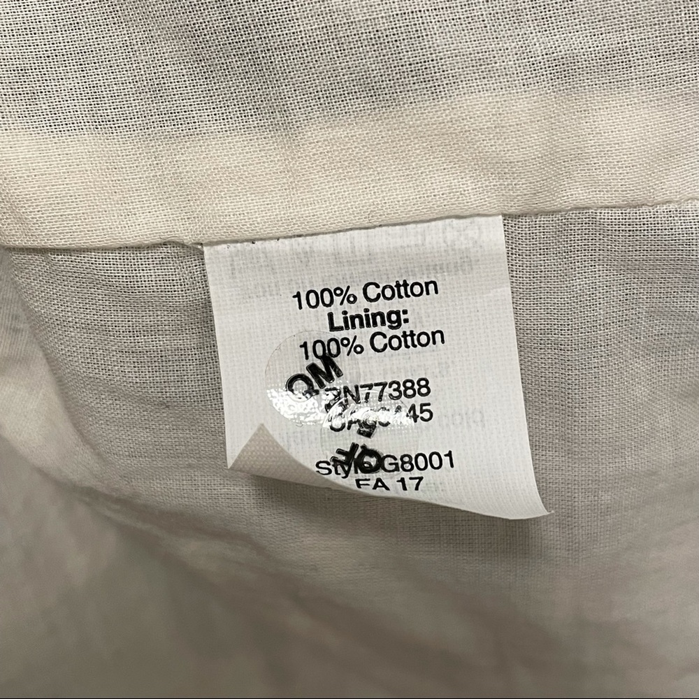 Madewell Gingham Flutter Sleeve Cotton Dress 0 - Picture 13 of 13